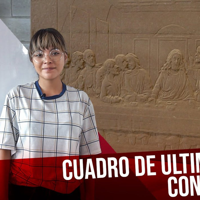 Realizamos un cuadro de la última cena con CNC Router