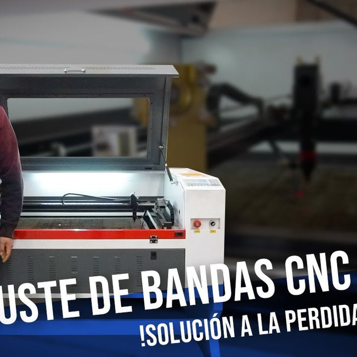 Ajuste de bandas en CNC 9060