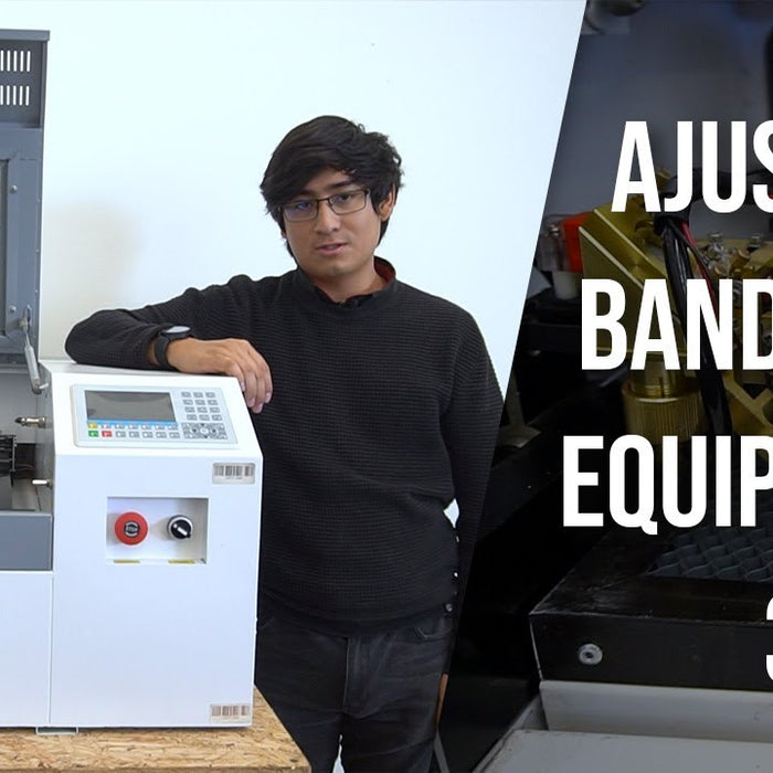 Ajuste de bandas en equipos CNC 3 Axis