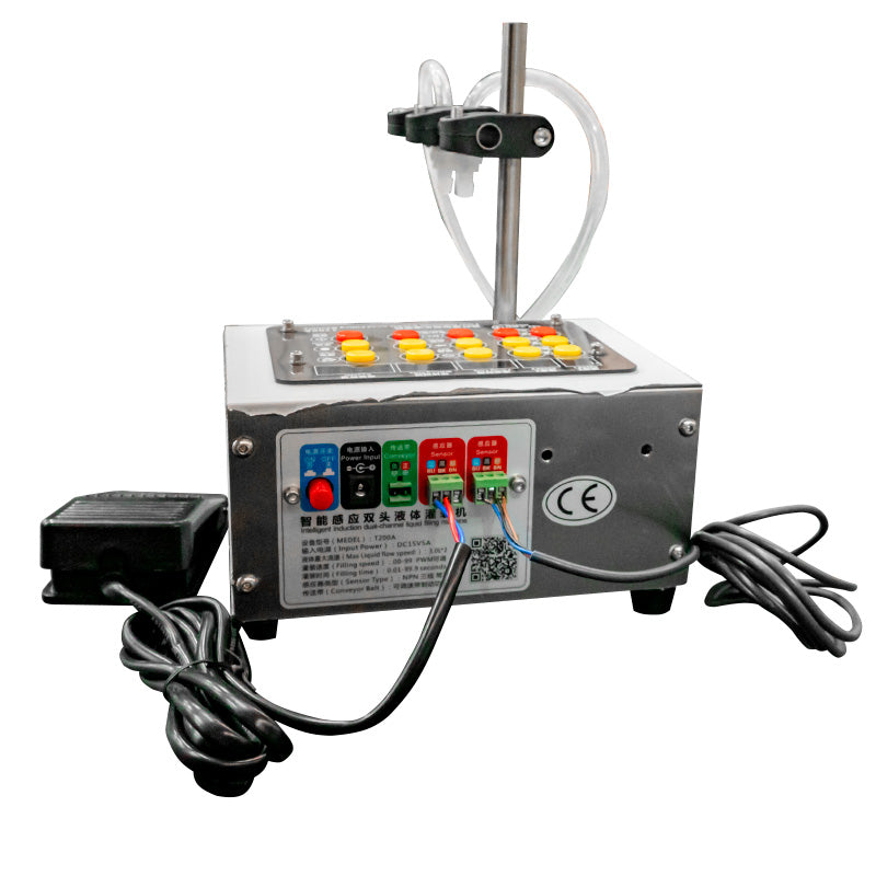 Llenadora de liquidos - 1 o 2 cabezales - sensor