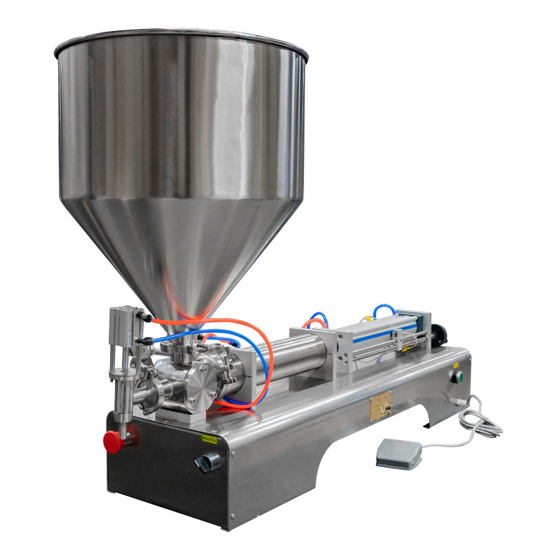 Llenadora de liquidos viscosos y cremas - Neumatica