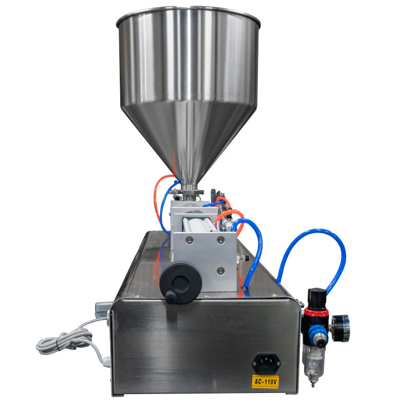 Llenadora de liquidos viscosos y cremas - Neumatica
