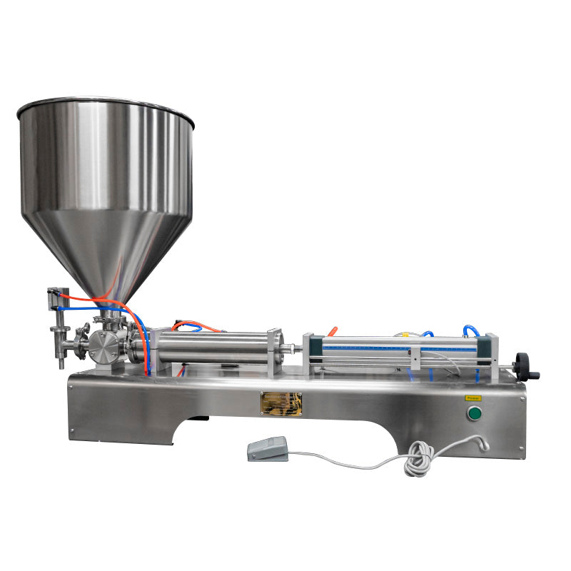 Llenadora de liquidos viscosos y cremas - Neumatica