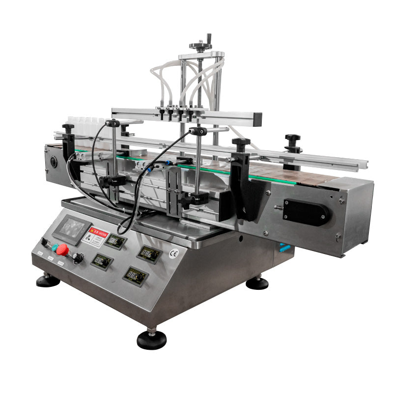 Llenadora de liquidos automatica PLC - 4 cabezales - D & M