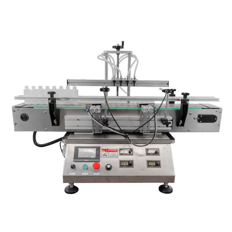 Llenadora de liquidos automatica PLC - 4 cabezales - D & M