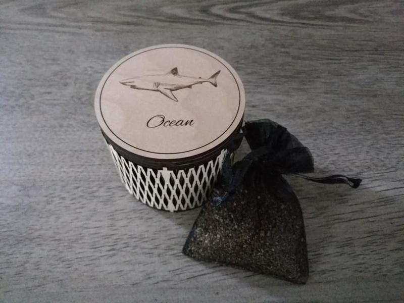Caja circular pequeña para regalo