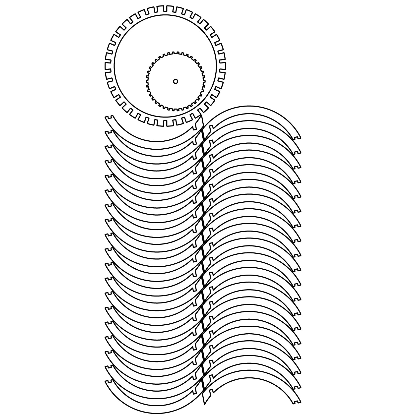 Lampara MDF