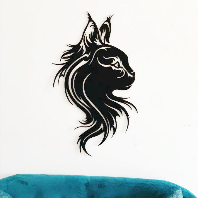 Decoración perfil de gatito